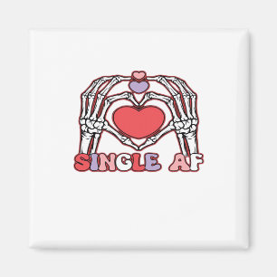 Af Skeleton Händer Valentines day Classic Magnet