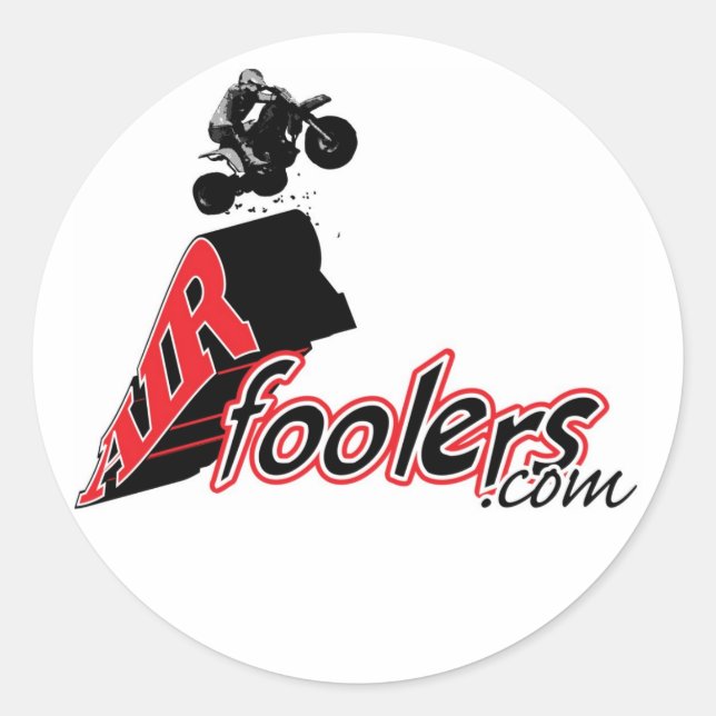 AF Stickers Runt Klistermärke (Framsida)