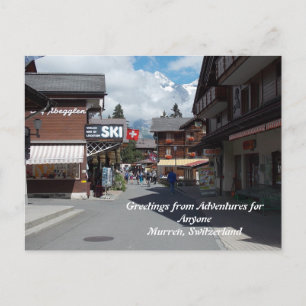 AFA Hälsning från Murren, Schweiz vykort