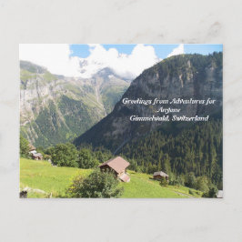 AFA vycard Gimmelwald, Schweiz Vykort