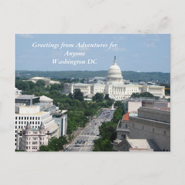 AFA Washington DC-vykort Vykort (Framsida)