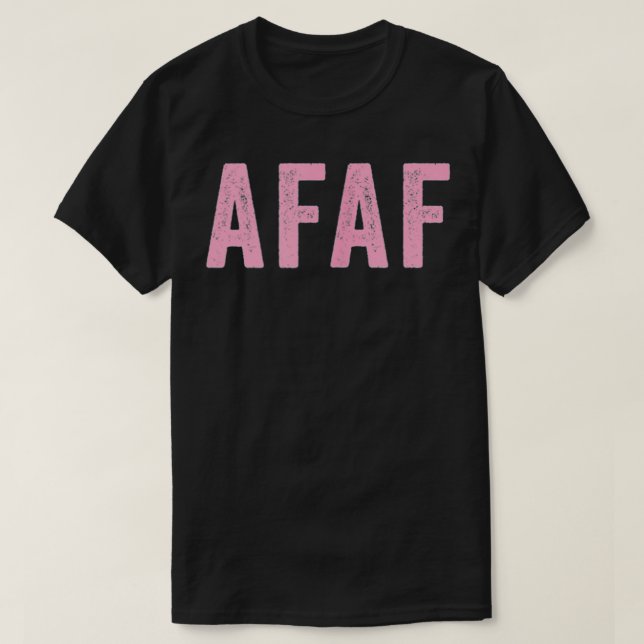 AFAF Alkohol Free AF T Shirt (Design framsida)
