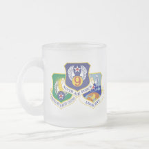 AFCENT A47 Frosted Mugg, 11 oz Two-Tone Coffee Mug