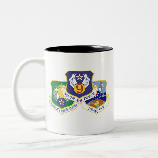 AFCENT A47 Two-Tone Mugg, 11 oz Två-Tonad Mugg (Vänster)