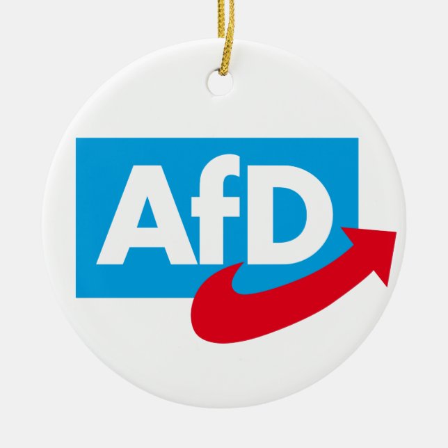 AfD:Alternative für Deutschland Julgransprydnad Keramik (Framsidan)