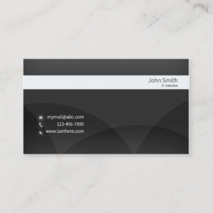 Affär 3,5" x 2,25", 100 packar, Gray_White Visitkort