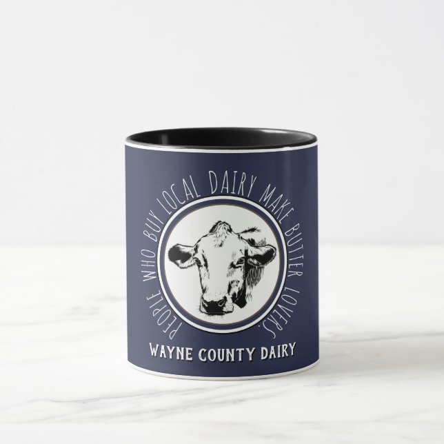 Affär beställnings- befordrings- info för mugg (Center)