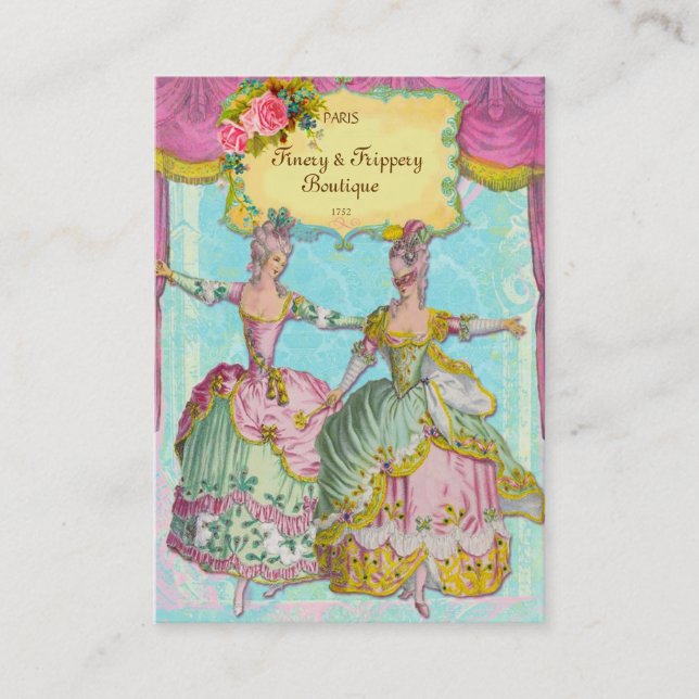 AFFÄR FÖR FORMAT FÖR STASS- & PRÅLBOUTIQUEKNUBBIG VISITKORT (Framsida)