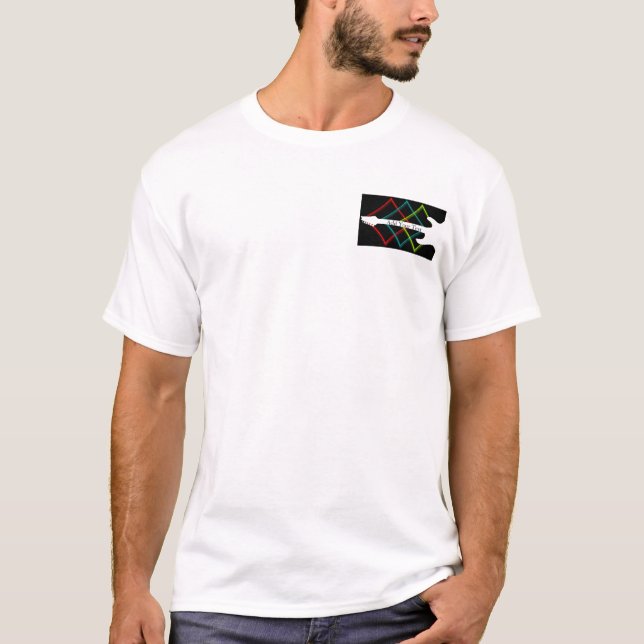 Affär för gitarr för hettpopfärg t shirt (Framsida)