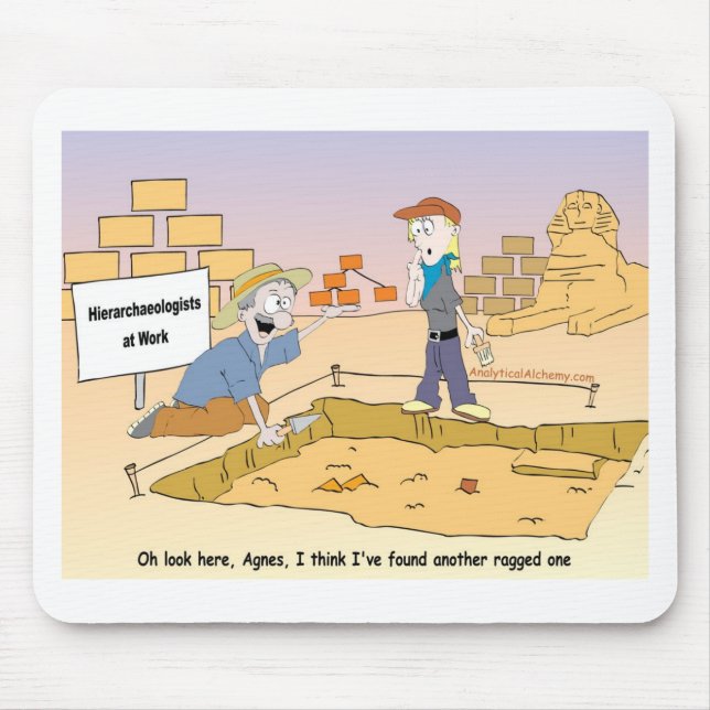 Affär Intelligence/OLAP Themed Mousepads Musmatta (Framsidan)