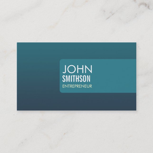 Affär med klass visitkort (Framsida)