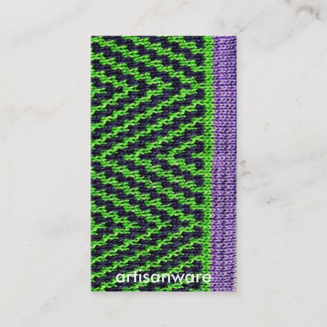 affären för bpcArtisanware sticka/profilerar Visitkort (Framsida)