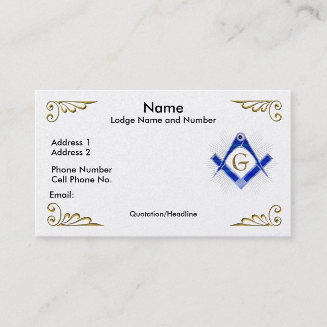 Affären för SC Starburst/profilerar kortet Visitkort (Framsida)