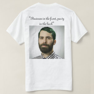 affären i th beklär partyet i baksidaen t-shirt