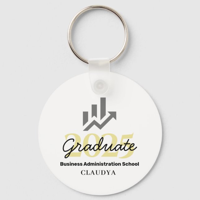Affärsadministration Student, klass 2025 Nyckelring (Framsida)