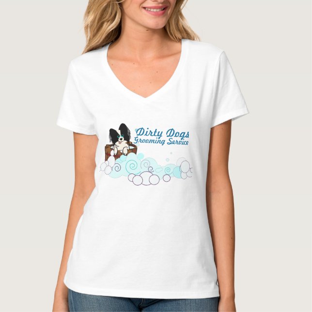 AffärsaffischtavlaT-tröja Tee (Framsida)