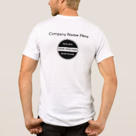 Affärsarbetskorten Logotyp för personal T Shirt