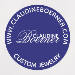 Affärsartist Crafter Watersecure Circle Label Klistermärke