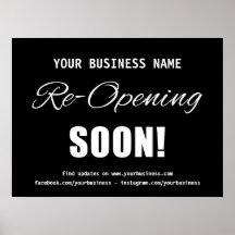 Affärsåteröppning snart svart