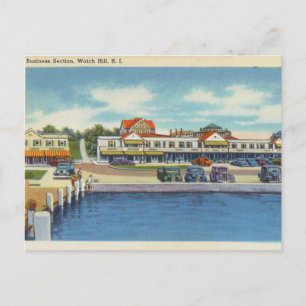 Affärsavdelning, bevaka Backe, Rhode island Vykort