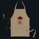 Affärsbakverk för modern elegant professionell förkläde<br><div class="desc">Modern professionell bakverk Apron. Lägg till en egen bild eller logotyp och namn och text för att anpassa.</div>