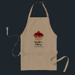 Affärsbakverk för modern elegant professionell förkläde<br><div class="desc">Modern professionell bakverk Apron. Lägg till en egen bild eller logotyp och namn och text för att anpassa.</div>