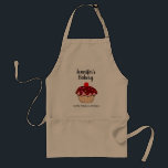 Affärsbakverk för modern elegant professionell förkläde<br><div class="desc">Modern professionell bakverk Apron. Lägg till en egen bild eller logotyp och namn och text för att anpassa.</div>