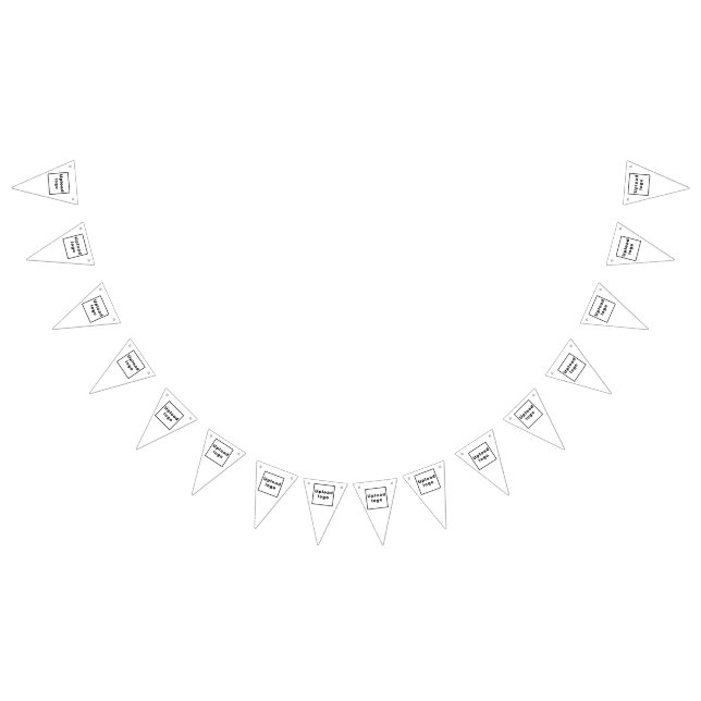 Affärsbanderoll Logotyp om vit triangelbanderoll Vimplar (Alla)