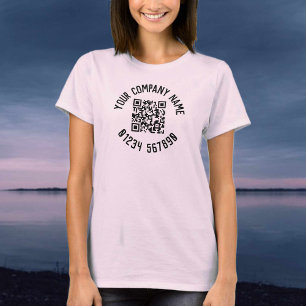 Affärsbefordran med QR-kod T-Shirt