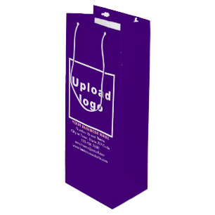 Affärsbeteckning på Lila Vin Gift Bag