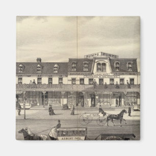 Affärsblock, Asbury Park, New jersey Magnet