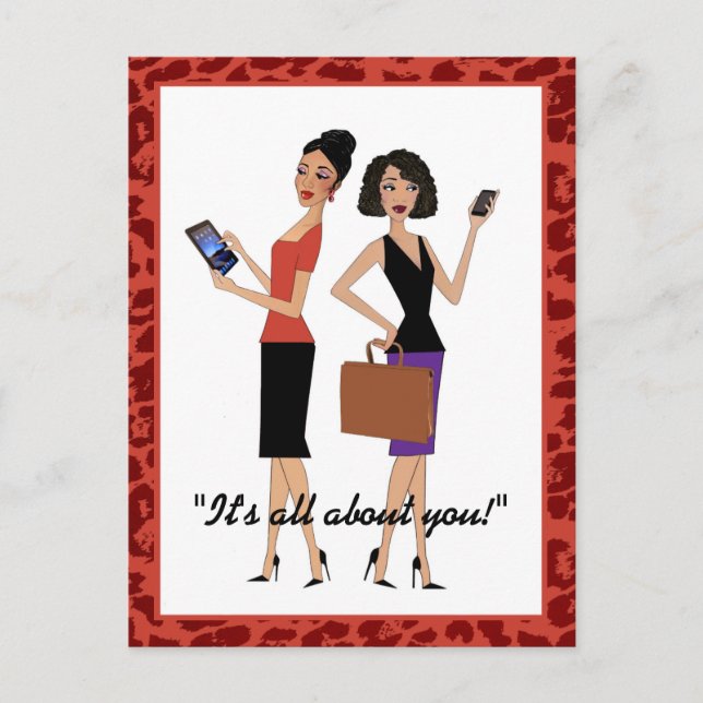 "Affärsduk" Vykort (Framsida)