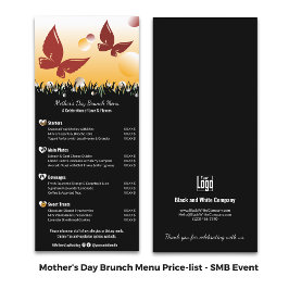 Affärsevenemang Morsdagsbrunch Prislista Meny