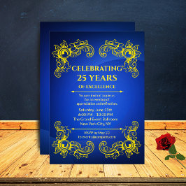 Affärsflottan för Elegant av årsdag för företag Inbjudningar