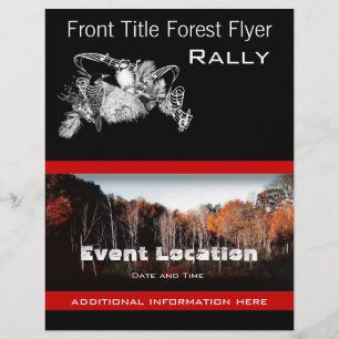 AffärsFlyer från Forest Flyer eller Bird Event Bus