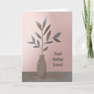 Affärsflykt bra med minimalistiskt Vas i Grenar Kort
