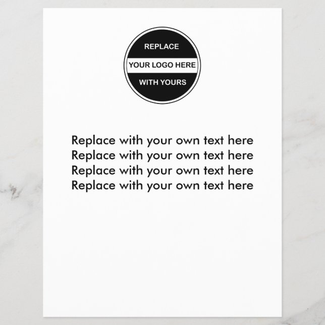 Affärsflytermall för Logotyp Reklamblad (Framsidan)