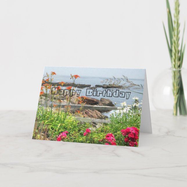 Affärsföretag, födelsedag helgkort (Framsida)