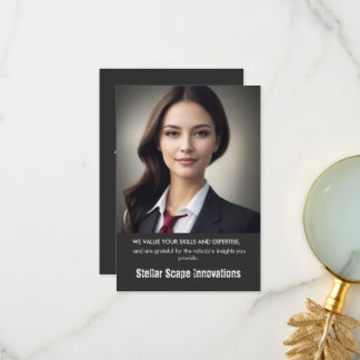 Affärsföretag, Tack