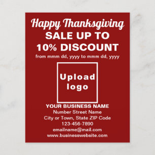 Affärsförsäljning av Thanksgiving på Red Flyer