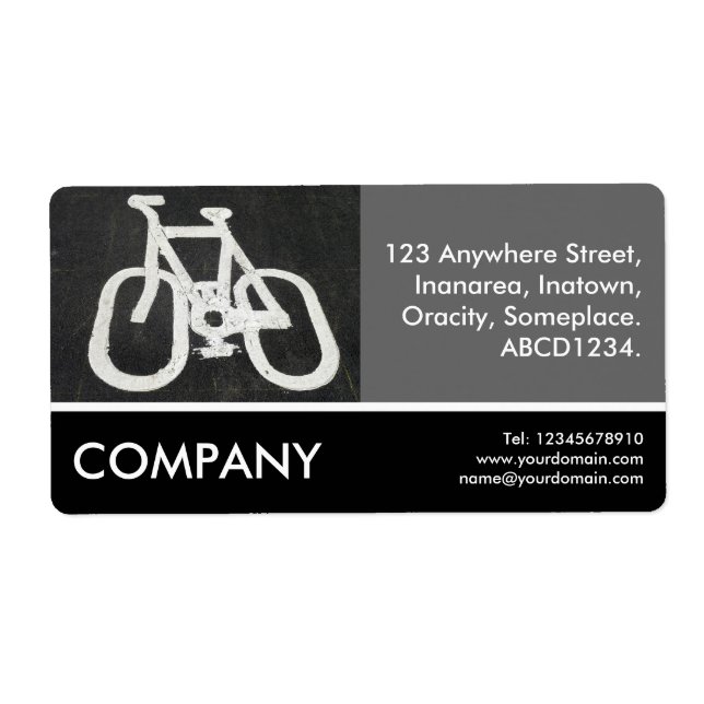 Affärsfoto - cykelfält fraktsedel (Framsidan)