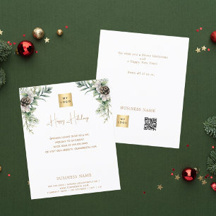 Affärsfrämjande Jul gräs-koner QR Flygblad