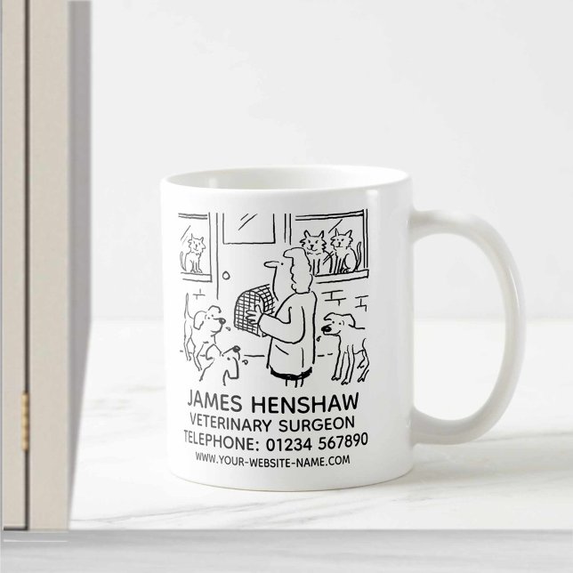 Affärsfrämjande verksamhet inom veterinärområdet kaffemugg (Skapare uppladdad)