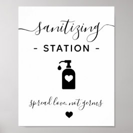 Affärshälsa: Att rensa Station-minimalistisk moder Poster