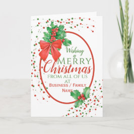 Affärshjul Holly Helgkort