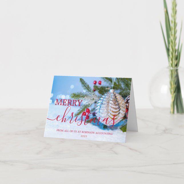 Affärshjul Modern Corporate Helgkort (Framsida)