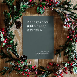 Affärshjul | Modern Forest Grönt Corporation Julkort