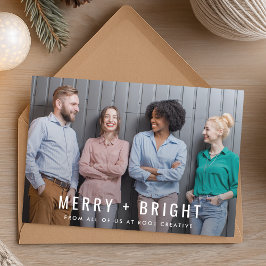 Affärshjul | Team Photo Merry och Bright Julkort