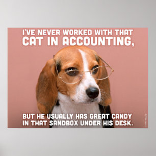 Affärshund Poster