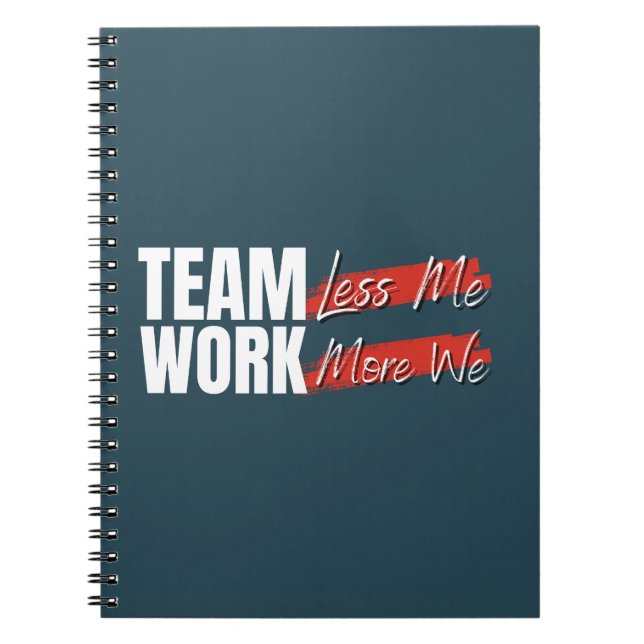 Affärskollegergåvor för Teamwork Office Anteckningsbok (Framsidan)